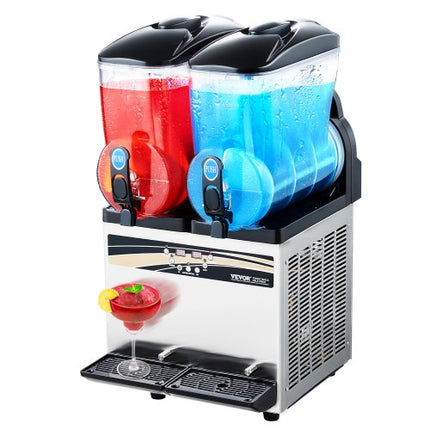 Šaldytų gėrimų aparatas VEVOR X-300, 2x15 l talpa