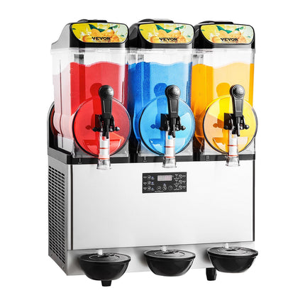 Šaldytų gėrimų aparatas VEVOR X-450, 3 x 15 l talpa