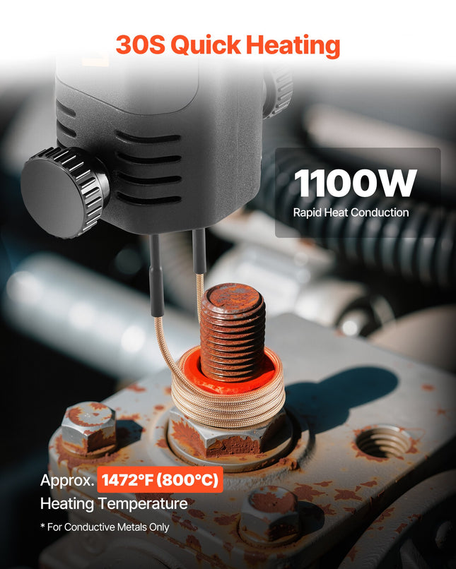 Indukcinis kaitintuvas VEVOR H7C, 1100W