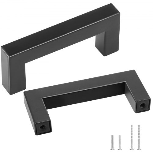 Baldų rankenėlės VEVOR 6003-76mm-black, 30 vnt., 76 mm