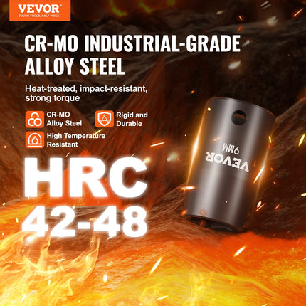 Smūginių galvučių rinkinys VEVOR SX38MST1400, 14 dalių, 7–20 mm