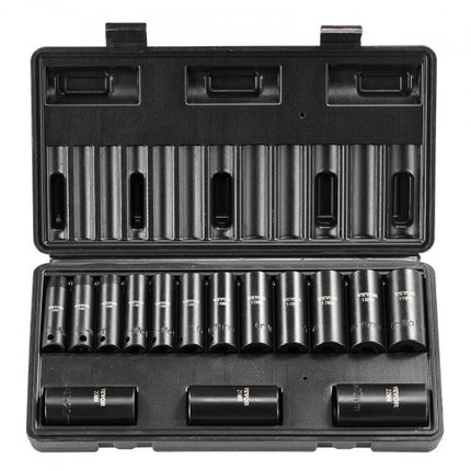 Smūginių galvučių rinkinys VEVOR SX38D15000, 15 dalių, 8-22 mm