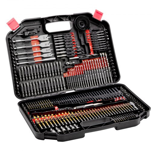 Grąžtų ir suktuvo antgalių rinkinys VEVOR 246PCS DRILL & BIT SET, 246 dalių