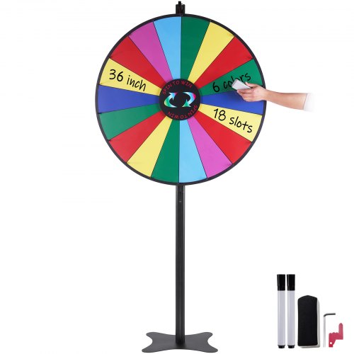 Laimės ratas VEVOR UPZP-36LY, 91 cm skersmens
