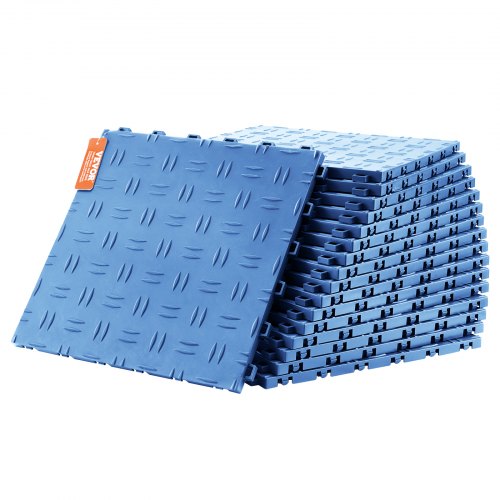 Garažo grindų plytelės VEVOR JQ-3050BU, 50 vnt. komplektas