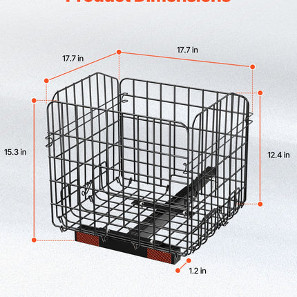 Galinis krepšys judėjimo motoroleriams VEVOR J950, 15 kg keliamoji galia