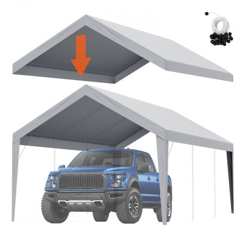 Pavėsinės tentas VEVOR SXYQCPBH12X20, 3,6 x 6,1 m