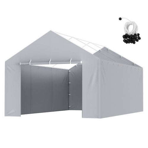 Pavėsinės šoninė sienelė VEVOR SXYQCPBHC12X20, 3,6 x 6,1 m