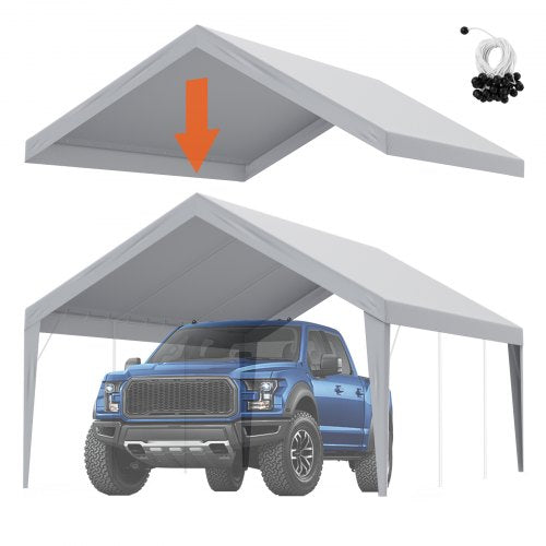 Automobilio stoginės tentas VEVOR SXYQCPBH13X20, 4 x 6 m