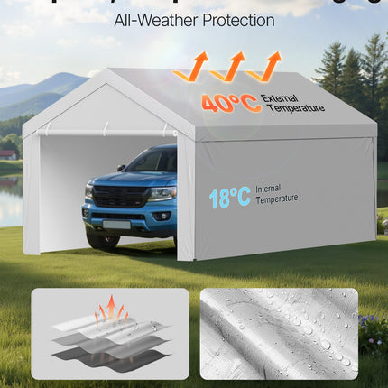 Pavėsinės tentas VEVOR SXYQCPBHDC13X20, 6 x 4 m