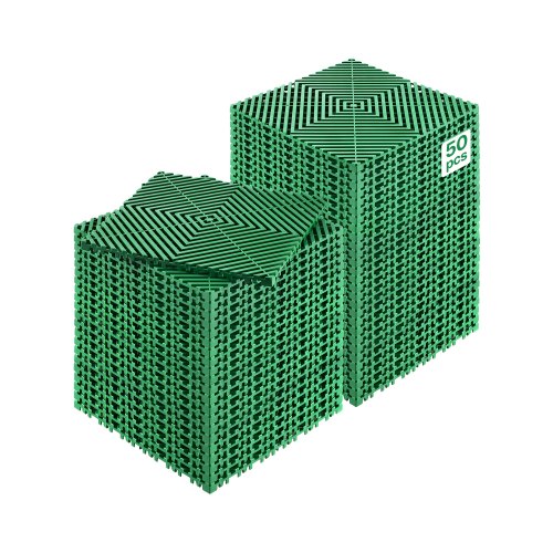 Modulinė drenažinė danga VEVOR GS-30*30*1.5-Green, 50 vnt.