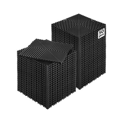 Sujungiamas drenažinis kilimėlis VEVOR GS-30*30*1.5-B, 50 vnt.