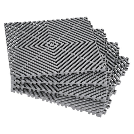Sujungiami drenažiniai kilimėliai VEVOR GS-30*30*1.5-G, 50 vnt. komplektas
