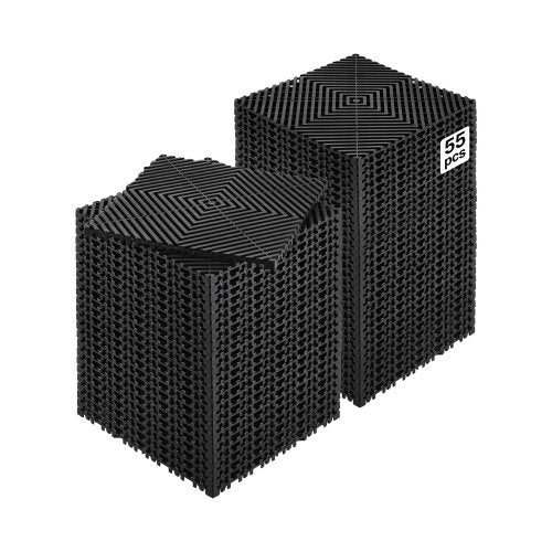 Sujungiamas drenažinis kilimėlis VEVOR GS-30*30*1.5-B, 55 vnt.