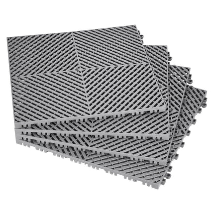 Jungiamosios drenažinės plytelės VEVOR GS-40*40*1.8-G, 24 vnt.