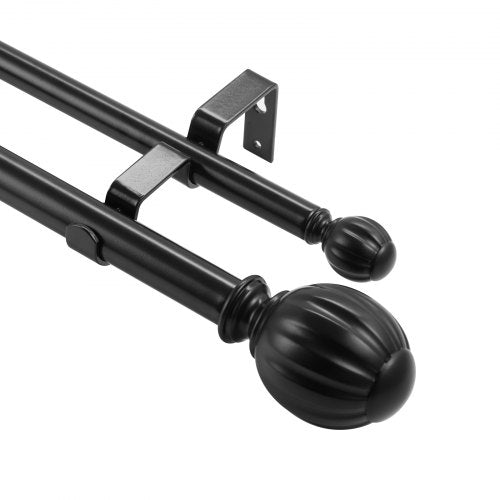 Dvigubas užuolaidų karnizas VEVOR TW-S36/72, 91,4–182,9 cm
