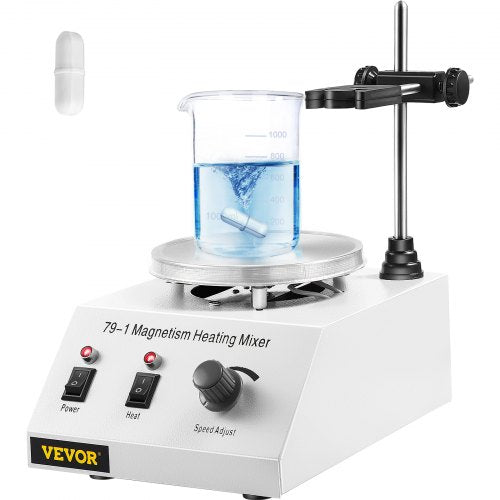 Laboratorinė magnetinė maišyklė su kaitinimu VEVOR 1L, 1600 sūk./min.