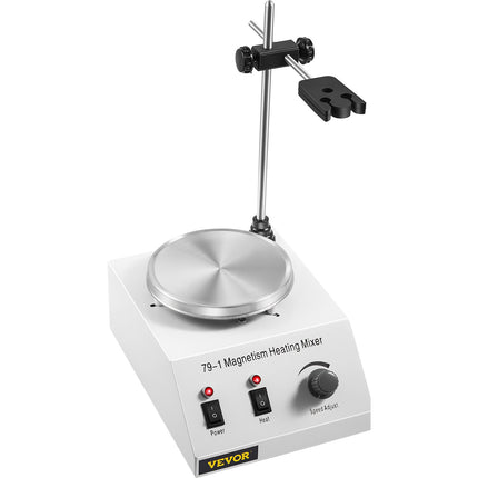 Laboratorinė magnetinė maišyklė su kaitinimu VEVOR 1L, 1600 sūk./min.
