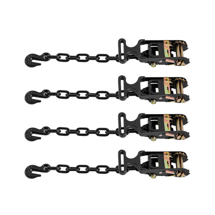 Ratchetinių diržų komplektas ratų tvirtinimui VEVOR XM0510, 4540 kg trūkimo jėga