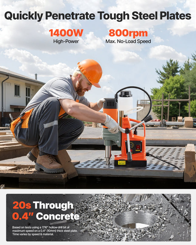 Magnetinės gręžimo staklės VEVOR 8850E, 1350 W