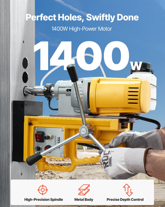 Magnetinės gręžimo staklės VEVOR 50HA, 1400 W