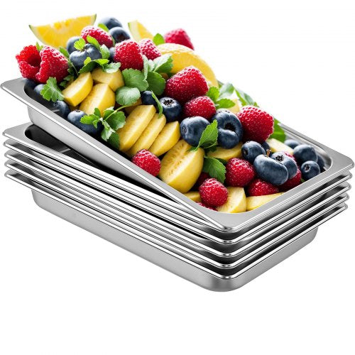 Gastronominiai indai VEVOR GN 1/1, 6 vnt., 8,5 l