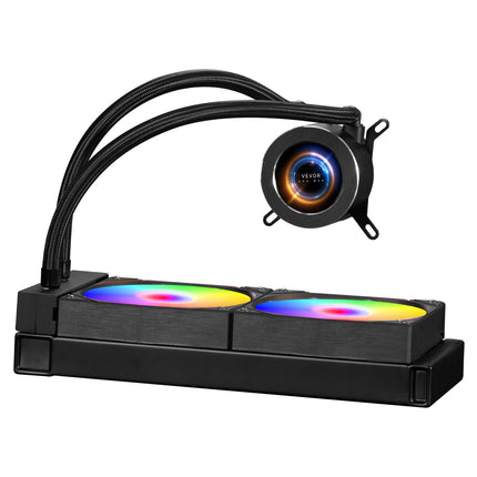 Procesoriaus skysčio aušintuvas VEVOR YC-01-SS-001, 2,1 colio LCD ekranas