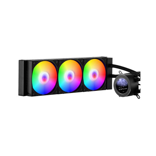 Procesoriaus aušintuvas skysčiu VEVOR YC-01-SS-003, 360 mm su LCD ekranu