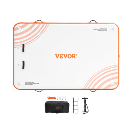 Pripučiama plaukiojanti platforma VEVOR RD244-152, 2,43 x 1,52 m