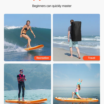 Pripučiama irklentė (SUP) VEVOR SUP-350, 353 cm ilgio