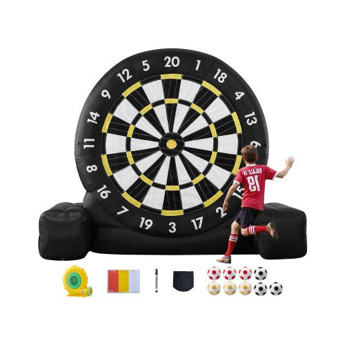 Pripučiamas futbolo smiginis VEVOR CQZQYX30209F, 3 m aukščio