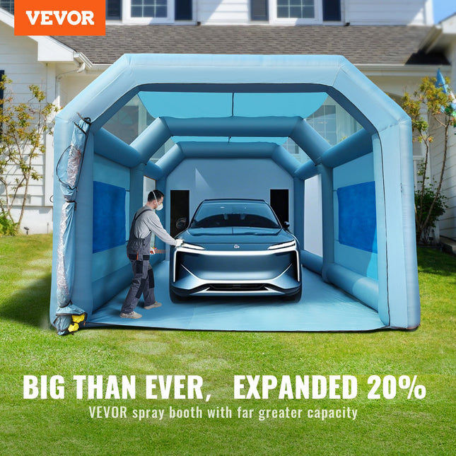 Pripučiama dažymo kamera VEVOR YJSSX08, 8 x 4,5 x 3,3 m