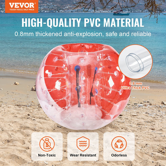 Pripučiamas buferinis kamuolys VEVOR HCPPQ-006, 1,5 m skersmens