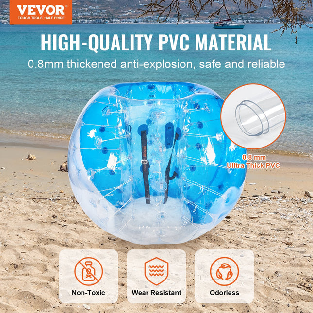 Pripučiamas pramogų kamuolys VEVOR HCPPQ-009, 1,5 m skersmens