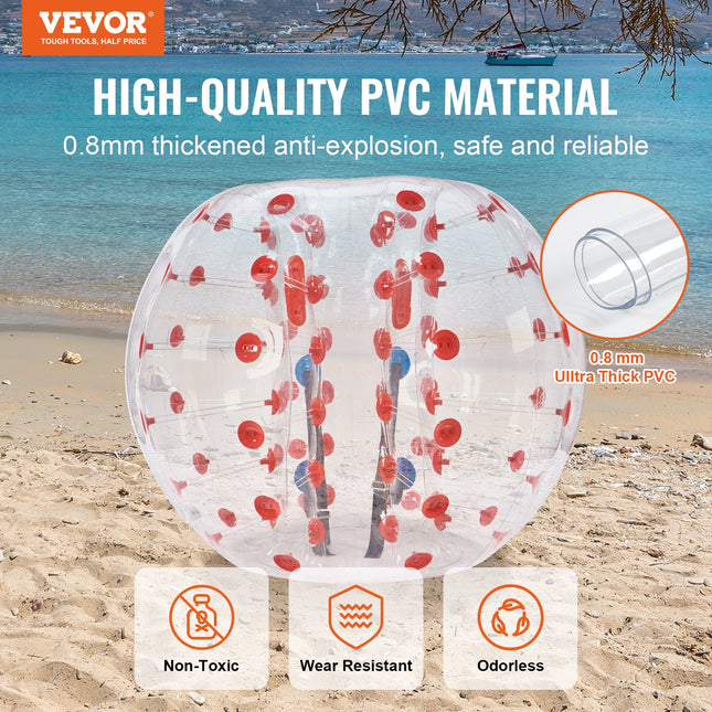 Pripučiamas bamperio kamuolys VEVOR HCPPQ-011, 1,5 m skersmens