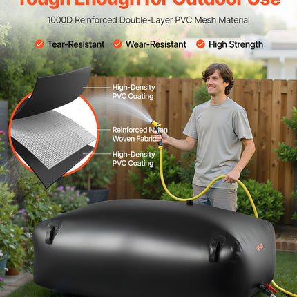 Vandens talpa VEVOR WSB-1000L-Black, 1000 l