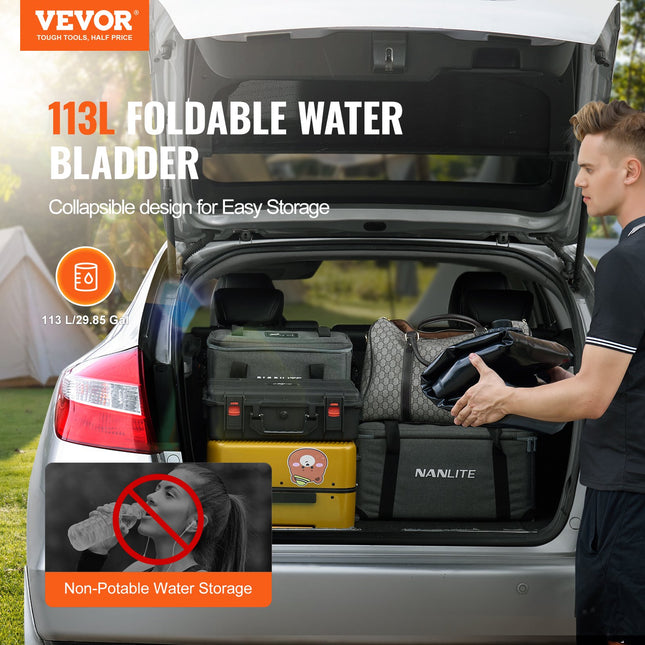 Nešiojama vandens talpa VEVOR BY-H113L, 113 l