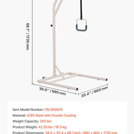Lovos trapecija VEVOR FBL900976, 136 kg keliamoji galia