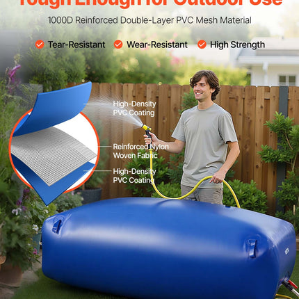 Vandens talpa VEVOR WSB-1000L-Blue, 1000 l