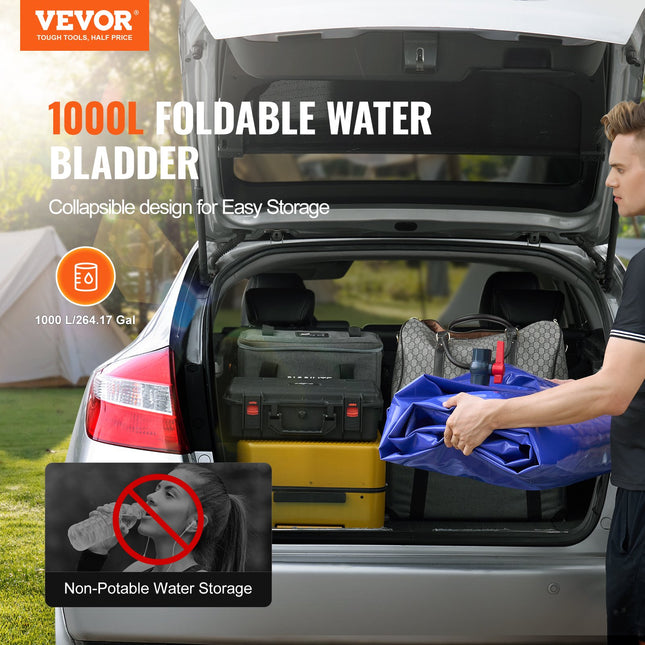 Nešiojama vandens talpa VEVOR BY-L1000L, 1000 l