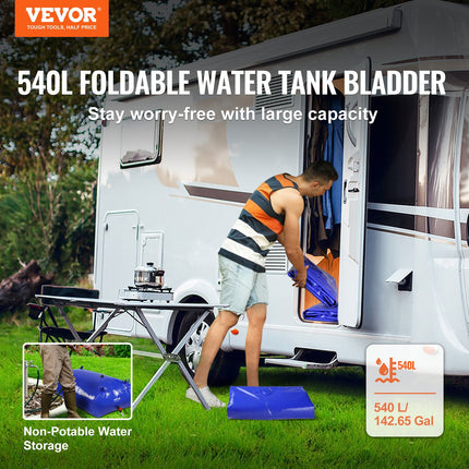 Nešiojama vandens talpa VEVOR BY-L540L, 540 l