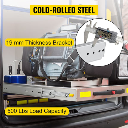 Stalčių bėgeliai VEVOR Heavy Duty, 226,8 kg apkrova