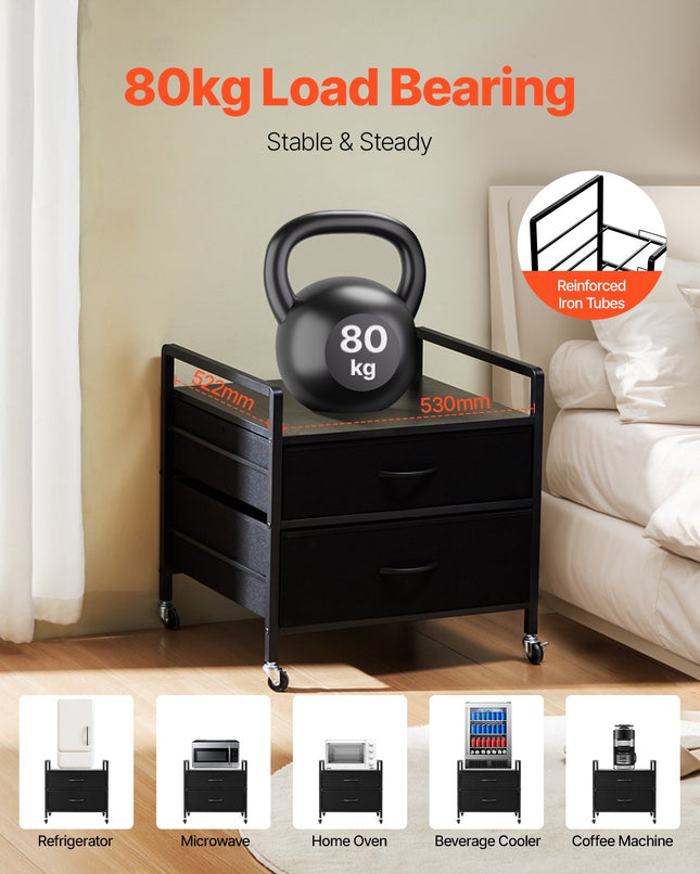 Mini šaldytuvo stovas VEVOR YNS-02, 80 kg apkrova