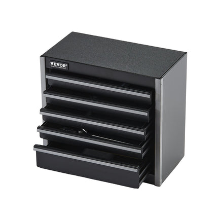 Metalinė įrankių dėžė VEVOR TBHG-905BK, 5 stalčiai
