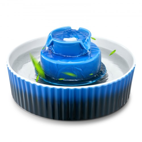 Keraminė kačių girdykla-fontanas VEVOR Cupcake, 2,1 l