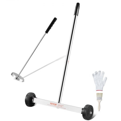 Magnetinė šluota su ratais VEVOR QJ8039+QJ8010, 3,6 kg keliamoji galia