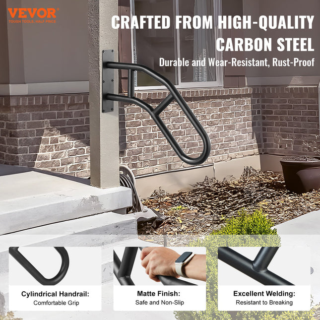 Turėklas lauko laiptams VEVOR HR-03-32, 81,3 cm