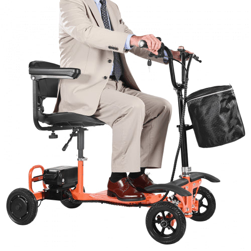 Keturratis elektrinis mobilumo skuteris VEVOR BLHZ400-01A, 120 kg apkrova