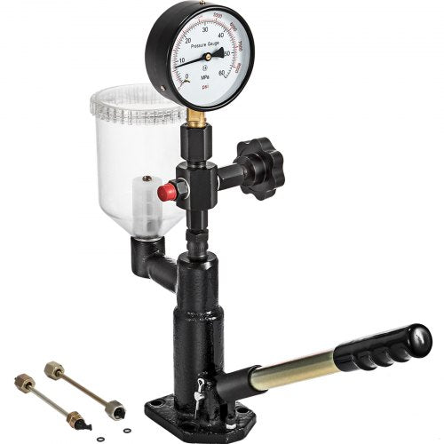 Dyzelinių purkštukų tikrinimo stendas VEVOR 600 Bar, 0,8 l talpa