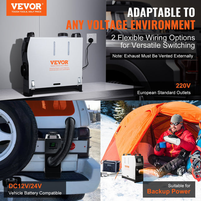 Dyzelinis oro šildytuvas VEVOR XMZ-L-D4, 5-8 kW